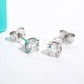D VVS1 Moissanite Studs 0.6-4cttw 10K Gold S925 Silver