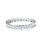 Moissanite Tennis Bracelet, 8-10.4 CTTW D Color VVS1 Clarity Round Cut Bezel Set in 925 Sterling Silver, Classic Diamond Bracelet for Women with Certificate