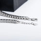 Adjustable Moissanite Anklet & Bracelet, 18K Gold Plated Sterling Silver 16+2cm Chain