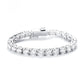 The Eternal Brilliance Bracelet: D Color VVS1 Moissanite in Sterling Silver | GRA Certified Unisex Luxury