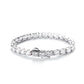 The Eternal Brilliance Bracelet: D Color VVS1 Moissanite in Sterling Silver | GRA Certified Unisex Luxury