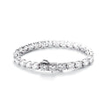 Eternal Sparkle: D Color VVS1 Moissanite Tennis Bracelet | GRA Certified 925 Sterling Silver Unisex Jewelry
