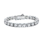 Eternal Sparkle: D Color VVS1 Moissanite Tennis Bracelet | GRA Certified 925 Sterling Silver Unisex Jewelry
