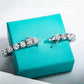 The Eternal Brilliance Bracelet: D Color VVS1 Moissanite in Sterling Silver | GRA Certified Unisex Luxury