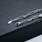 Moissanite Tennis Bracelet, D Color VVS1 Clarity Round Cut in 925 Sterling Silver, 16+4cm  Adjustable Paperclip Link Bracelet with GRA Certificate
