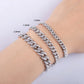 21.8-28.5 CTTW Moissanite Cuban Bracelet | D Color VVS1 & Iced Out | 925 Sterling Silver Unisex