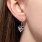 Christmas Tree Jewelry Set with Moissanite Earrings & Tornado Pendant Necklace, Sterling Silver Holiday Collection