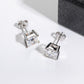 1.2-4CTTW Princess Cut D VVS1 Moissanite Stud Earrings 925 Sterling Silver 10K Post