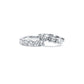 3 CTTW Moissanite Hoop Earrings, D Color Round Cut in 925 Sterling Silver, GRA Certified Diamond Alternative Jewelry