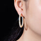 GRA Certified Moissanite Hoop Earrings, 14K Gold Plated 925 Sterling Silver
