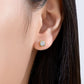 Moissanite Stud Earrings, 1 CT D Color Flawless Clarity with GRA Certificate, 925 Sterling Silver, Perfect Wedding & Anniversary Gifts for Her