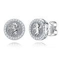 Archer Iced Out Stud Earrings   0.5cttw D Color Moissanite in 925 Sterling Silver | Hip Hop Street Style Jewelry