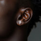 Rhombus Stud Earrings | Iced Out with 0.94 CTTW Moissanite in 925 Sterling Silver | Unisex Hip Hop Jewelry