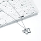 Butterfly Pendant Necklace with D Color VVS1 Moissanite, 925 Sterling Silver Adjustable 40+2+3cm Chain, Certified Gift for Women