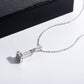 Bar Pendant Necklace with Pear Cut Moissanite, Cushion Cut D Color VVS1 Center Stone in 925 Sterling Silver, 40+2+3cm Adjustable Chain with Certificate