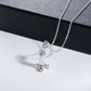 Bar Pendant Necklace with Pear Cut Moissanite, Cushion Cut D Color VVS1 Center Stone in 925 Sterling Silver, 40+2+3cm Adjustable Chain with Certificate