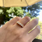 Five-Stone Moissanite Ring, 1.5 CTTW D Color VVS1 Clarity in 925 Sterling Silver, GRA Certified Anniversary Band for Women
