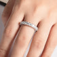 Moissanite Eternity Wedding Band, D Color VVS1 Clarity Full Circle Stones in 925 Sterling Silver, Certified Anniversary Ring for Women