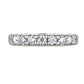 Moissanite Eternity Wedding Band, D Color VVS1 Clarity Full Circle Stones in 925 Sterling Silver, Certified Anniversary Ring for Women