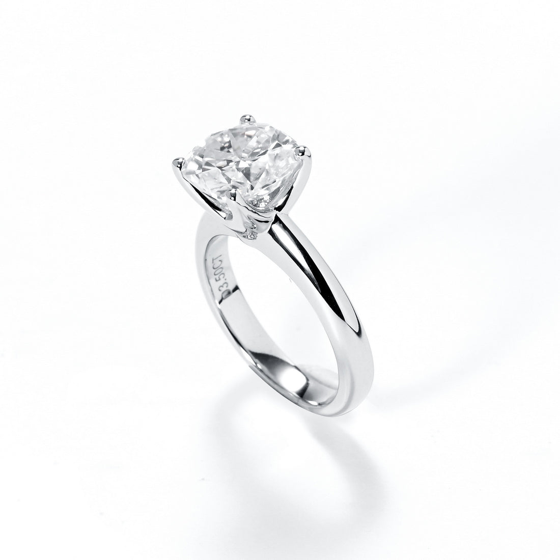 Cushion/Emerald/Pear Cut Moissanite Eternity Band, D Color VVS1 Clarity in 925 Sterling Silver, Full Circle Wedding & Anniversary Ring for Women
