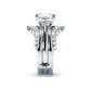 3-in-1 Moissanite Bridal Set, 4.52 CTTW (3 CT Center Stone) D Color VVS1, Oval Cut in 925 Sterling Silver with Certificate