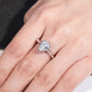 The Eternal Teardrop: Pear Cut Moissanite Engagement Ring | D Color VVS1 Clarity in Sterling Silver, GRA Certified Symbol of Everlasting Love