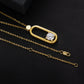 Minimalist Circle Pendant Necklace, 2 CTTW Moissanite Halo in 14K Gold Plated Sterling Silver with Rhodium Outline, Dainty Choker for Women