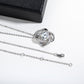 Satellite Design Moissanite Pendant Necklace, 3 Carat D Color VVS1 in 925 Sterling Silver, Adjustable Unisex Chain with Certificate