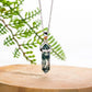 The Harmony Hexagon: Moss Agate Pendant Necklace | Natural Stone for Balance, Stability & Growth in Sterling Silver, Grounding Energy Jewelry