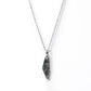 Moss Agate Geometric Pendant Necklace, Natural Stone Jewelry in 925 Sterling Silver, Christmas Wedding Gift for Women