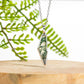 Moss Agate Geometric Pendant Necklace, Natural Stone Jewelry in 925 Sterling Silver, Christmas Wedding Gift for Women