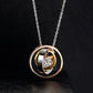 Celestial Trinity Satellite Necklace | D Color Moissanite Pendant with Orbiting Splendor, 925 Sterling Silver Adjustable Chain for Women