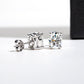 Oval Cut Moissanite Stud Earrings, 1 CT D Color VVS1 Clarity in 925 Sterling Silver, GRA Certified Earrings for Women