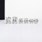 Oval Cut Moissanite Stud Earrings, 1 CT D Color VVS1 Clarity in 925 Sterling Silver, GRA Certified Earrings for Women