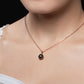 9-12mm AAAA Tahitian Black Pearl Pendant Necklace, 18K White Gold Plated over Sterling Silver with 40+2+3mm Adjustable Chain, Luxury Jewelry Gift for Women & Wife
